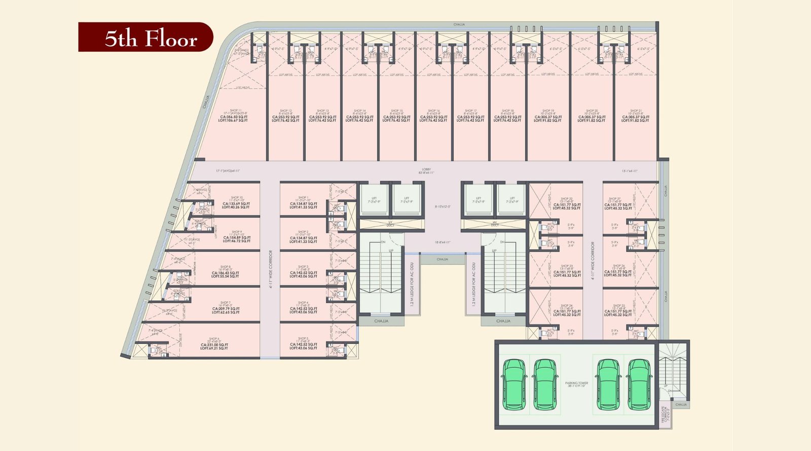 Avira-Jewellery-Hub-Typical-Floor-Plan-5th-Floor