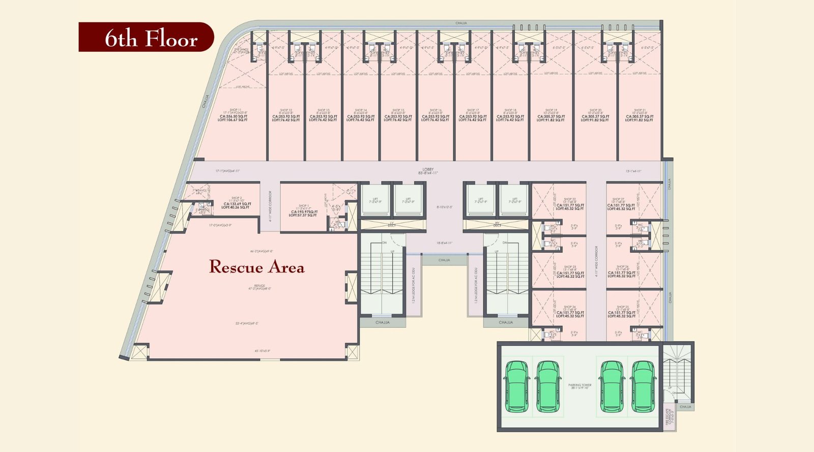 Avira-Jewellery-Hub-Typical-Floor-Plan-6th-Floor